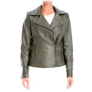 Max Studio Vegan Leather Jacket